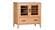 Luna 34 Inch Deluxe Media Cabinet Natural by Comfort Pure
