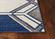 Lucia Ivory/Denim Grant Area Rug by KAS Rugs