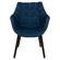 Milburn Tufted Denim Lounge Chair by LeisureMod