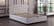 Manila Platform Bed w/Headboard Queen Size Escudo White by Istikbal Furniture