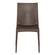 Weave Mace Brown Armless Dining Chair (Set of 4) by LeisureMod