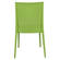 Weave Mace Lime Green Armless Dining Chair by LeisureMod