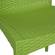Weave Mace Lime Green Armless Dining Chair by LeisureMod