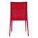 Weave Mace Red Armless Dining Chair (Set of 2) by LeisureMod