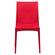 Weave Mace Red Armless Dining Chair (Set of 4) by LeisureMod