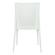 Weave Mace White Armless Dining Chair by LeisureMod