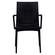 Weave Mace Black Chair w/Arms (Set of 2) by LeisureMod