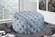 Addison Navy Blue Velvet Ottoman Bench by Meridian Furniture