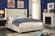 Aiden Cream Velvet Bed by Meridian Furniture