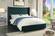 Aiden Green Velvet Bed by Meridian Furniture