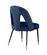 Akoya Navy Blue Velvet Dining Chairs (Set of 2) by Meridian Furniture