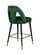Akoya Green Velvet Counter Stool (Set of 2) by Meridian Furniture