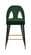 Akoya Green Velvet Counter Stool (Set of 2) by Meridian Furniture