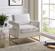 Amelia White Leather Accent Chair by Meridian Furniture