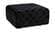 Ariel Black Velvet Ottoman Bench by Meridian Furniture