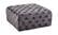 Ariel Grey Velvet Ottoman Bench by Meridian Furniture