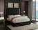 Becca Black Velvet Bed by Meridian Furniture