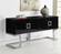 Beth Black & Chrome Wood Buffet Console Table by Meridian Furniture