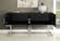 Beth Black & Chrome Wood Buffet Console Table by Meridian Furniture