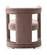 Blair Pink Velvet Accent Chair by Meridian Furniture