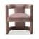 Blair Pink Velvet Accent Chair by Meridian Furniture