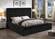 Bliss Black Velvet Bed by Meridian Furniture