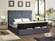 Bliss Grey Velvet Bed by Meridian Furniture