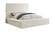 Bliss White Velvet Bed by Meridian Furniture