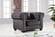 Bowery Grey Velvet Chair by Meridian Furniture