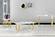 Cameron Gold Coffee Table by Meridian Furniture