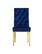 Capri Navy Blue Velvet Dining Chairs (Set of 2) by Meridian Furniture