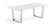 Carlton Chrome Stainless Steel Coffee Table by Meridian Furniture