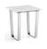 Carlton Chrome Stainless Steel End Table by Meridian Furniture