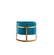Carter Aqua Velvet Accent Chair by Meridian Furniture