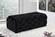 Casey Black Velvet Ottoman Bench by Meridian Furniture