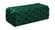 Casey Green Velvet Ottoman Bench by Meridian Furniture
