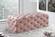 Casey Pink Velvet Ottoman Bench by Meridian Furniture