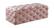 Casey Pink Velvet Ottoman Bench by Meridian Furniture