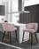 Cassie Pink Velvet Counter Stool (Set of 2) by Meridian Furniture