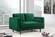 Emily Green Velvet Loveseat by Meridian Furniture