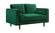 Emily Green Velvet Loveseat by Meridian Furniture