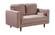 Emily Pink Velvet Loveseat by Meridian Furniture