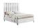 Enzo White Velvet Bed by Meridian Furniture