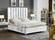 Enzo White Velvet Bed by Meridian Furniture