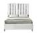 Enzo White Velvet Bed by Meridian Furniture