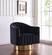 Farrah Black Velvet Accent Chair by Meridian Furniture