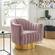 Farrah Pink Velvet Accent Chair by Meridian Furniture