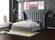 Flora Grey Velvet Bed by Meridian Furniture