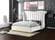 Flora White Velvet Bed by Meridian Furniture
