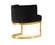 Gianna Black Velvet Dining Chairs (Set of 2) by Meridian Furniture